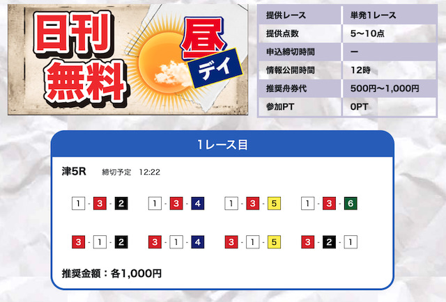 日刊ボート2023年5月10日無料予想買い目